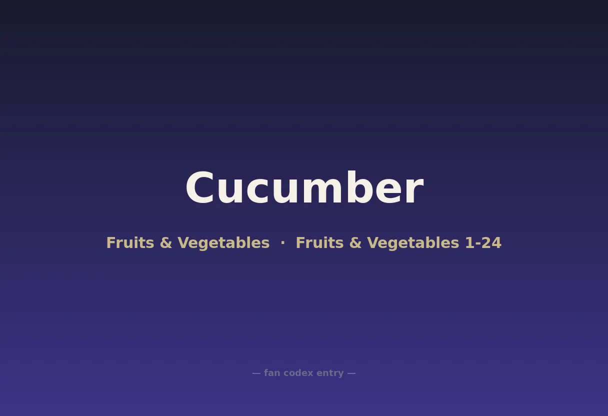Cucumber
